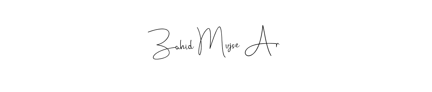 The best way (Andilay-7BmLP) to make a short signature is to pick only two or three words in your name. The name Zahid Mujse Ar include a total of six letters. For converting this name. Zahid Mujse Ar signature style 4 images and pictures png