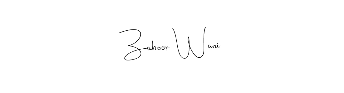 Here are the top 10 professional signature styles for the name Zahoor Wani. These are the best autograph styles you can use for your name. Zahoor Wani signature style 4 images and pictures png