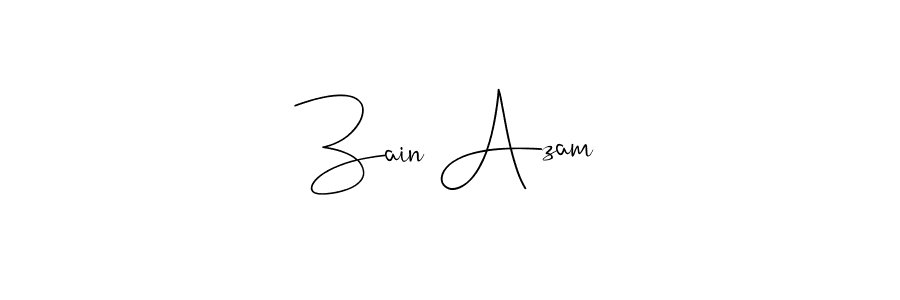 Create a beautiful signature design for name Zain Azam. With this signature (Andilay-7BmLP) fonts, you can make a handwritten signature for free. Zain Azam signature style 4 images and pictures png