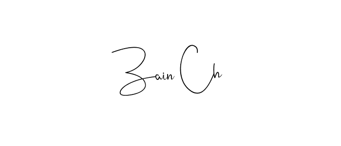 Use a signature maker to create a handwritten signature online. With this signature software, you can design (Andilay-7BmLP) your own signature for name Zain Ch. Zain Ch signature style 4 images and pictures png