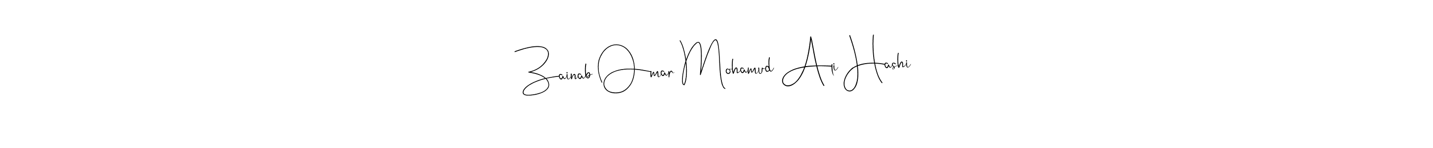 How to make Zainab Omar Mohamud Ali Hashi signature? Andilay-7BmLP is a professional autograph style. Create handwritten signature for Zainab Omar Mohamud Ali Hashi name. Zainab Omar Mohamud Ali Hashi signature style 4 images and pictures png