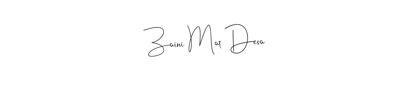 How to Draw Zaini Mat Desa signature style? Andilay-7BmLP is a latest design signature styles for name Zaini Mat Desa. Zaini Mat Desa signature style 4 images and pictures png