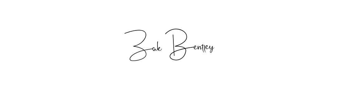 Zak Bentley stylish signature style. Best Handwritten Sign (Andilay-7BmLP) for my name. Handwritten Signature Collection Ideas for my name Zak Bentley. Zak Bentley signature style 4 images and pictures png