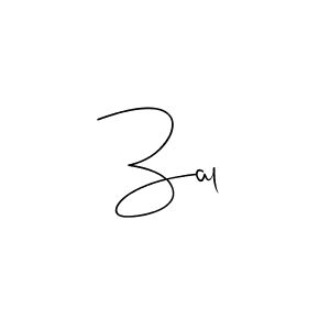 You should practise on your own different ways (Andilay-7BmLP) to write your name (Zal) in signature. don't let someone else do it for you. Zal signature style 4 images and pictures png