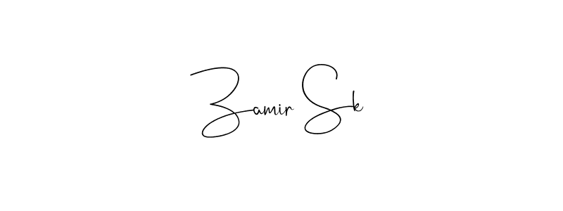 How to Draw Zamir Sk signature style? Andilay-7BmLP is a latest design signature styles for name Zamir Sk. Zamir Sk signature style 4 images and pictures png