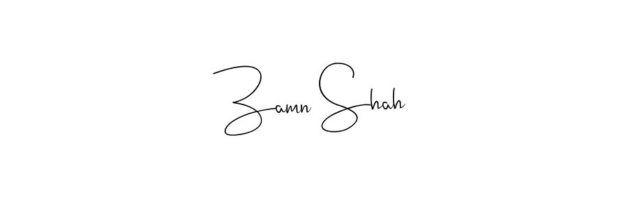 Here are the top 10 professional signature styles for the name Zamn Shah. These are the best autograph styles you can use for your name. Zamn Shah signature style 4 images and pictures png