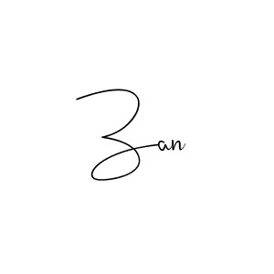 Also we have Zan name is the best signature style. Create professional handwritten signature collection using Andilay-7BmLP autograph style. Zan signature style 4 images and pictures png