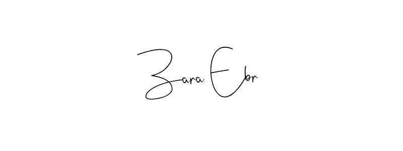 Also You can easily find your signature by using the search form. We will create Zara Ebr name handwritten signature images for you free of cost using Andilay-7BmLP sign style. Zara Ebr signature style 4 images and pictures png