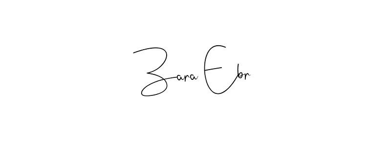 Use a signature maker to create a handwritten signature online. With this signature software, you can design (Andilay-7BmLP) your own signature for name Zara Ebr. Zara Ebr signature style 4 images and pictures png