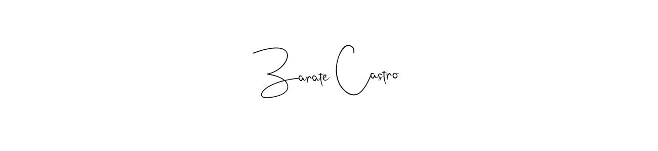 Create a beautiful signature design for name Zarate Castro. With this signature (Andilay-7BmLP) fonts, you can make a handwritten signature for free. Zarate Castro signature style 4 images and pictures png