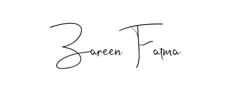 A classic penmanship look for Zareen Fatma. The Andilay-7BmLP font brings timeless elegance and confidence to every signed document. Zareen Fatma signature style 4 images and pictures png