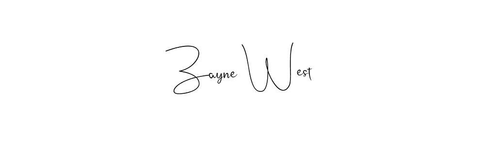 Use a signature maker to create a handwritten signature online. With this signature software, you can design (Andilay-7BmLP) your own signature for name Zayne West. Zayne West signature style 4 images and pictures png