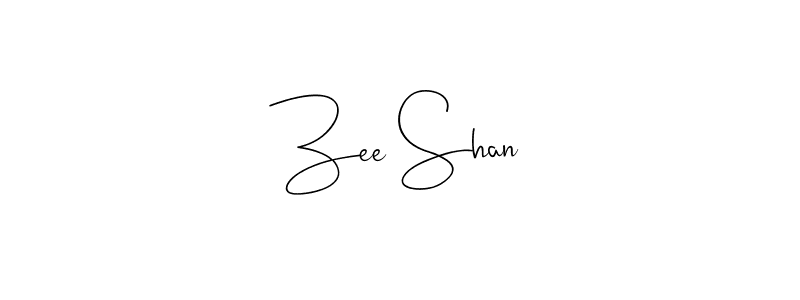 You should practise on your own different ways (Andilay-7BmLP) to write your name (Zee Shan) in signature. don't let someone else do it for you. Zee Shan signature style 4 images and pictures png