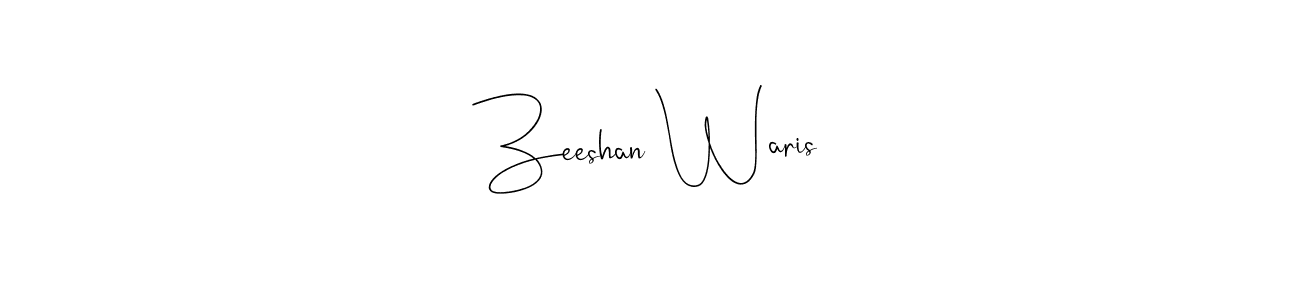 Use a signature maker to create a handwritten signature online. With this signature software, you can design (Andilay-7BmLP) your own signature for name Zeeshan Waris. Zeeshan Waris signature style 4 images and pictures png