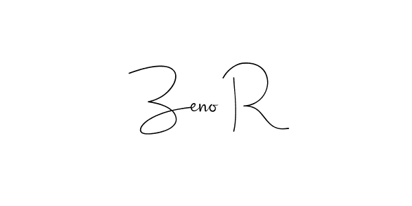 How to make Zeno R signature? Andilay-7BmLP is a professional autograph style. Create handwritten signature for Zeno R name. Zeno R signature style 4 images and pictures png