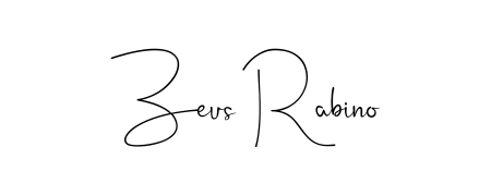 Create your official email sign-off with Zeus Rabino name in Andilay-7BmLP style. Crisp, clean, and perfectly legible across all screens. Zeus Rabino signature style 4 images and pictures png