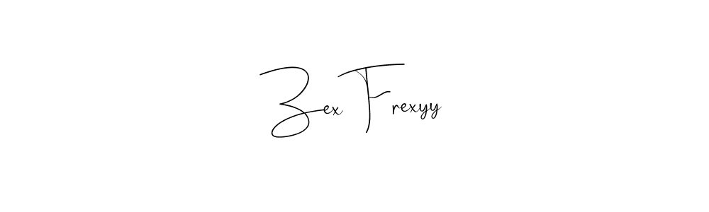 Create a beautiful signature design for name Zex Frexyy. With this signature (Andilay-7BmLP) fonts, you can make a handwritten signature for free. Zex Frexyy signature style 4 images and pictures png