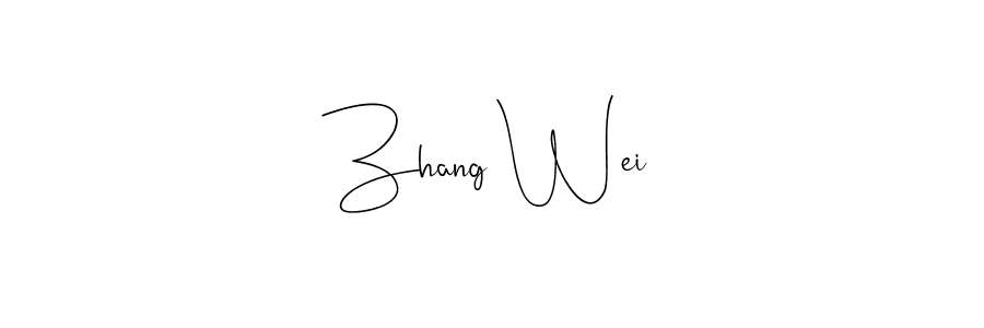 Once you've used our free online signature maker to create your best signature Andilay-7BmLP style, it's time to enjoy all of the benefits that Zhang Wei name signing documents. Zhang Wei signature style 4 images and pictures png