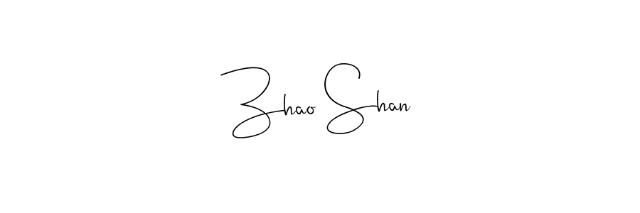 Once you've used our free online signature maker to create your best signature Andilay-7BmLP style, it's time to enjoy all of the benefits that Zhao Shan name signing documents. Zhao Shan signature style 4 images and pictures png