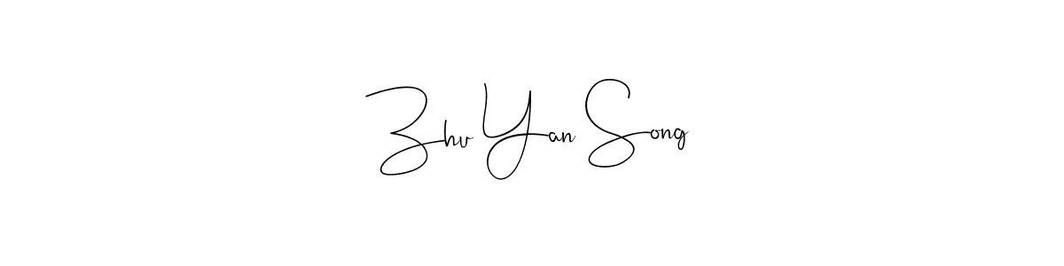 How to Draw Zhu Yan Song signature style? Andilay-7BmLP is a latest design signature styles for name Zhu Yan Song. Zhu Yan Song signature style 4 images and pictures png