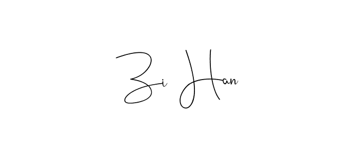 Make a beautiful signature design for name Zi  Han. Use this online signature maker to create a handwritten signature for free. Zi  Han signature style 4 images and pictures png