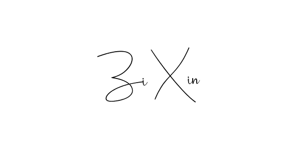 How to make Zi Xin signature? Andilay-7BmLP is a professional autograph style. Create handwritten signature for Zi Xin name. Zi Xin signature style 4 images and pictures png