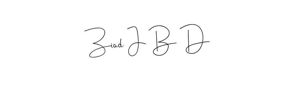 Also You can easily find your signature by using the search form. We will create Ziad J B D name handwritten signature images for you free of cost using Andilay-7BmLP sign style. Ziad J B D signature style 4 images and pictures png