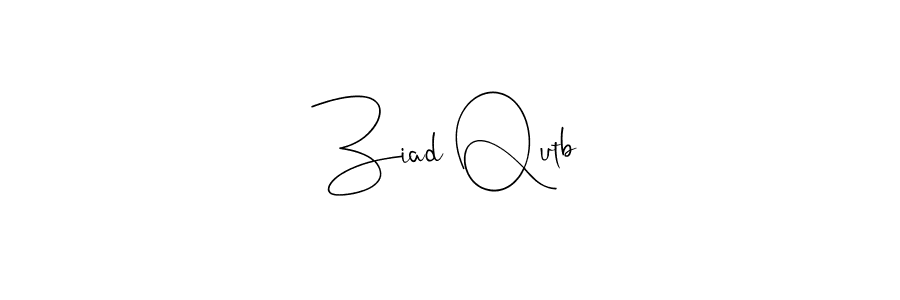 Ziad Qutb stylish signature style. Best Handwritten Sign (Andilay-7BmLP) for my name. Handwritten Signature Collection Ideas for my name Ziad Qutb. Ziad Qutb signature style 4 images and pictures png