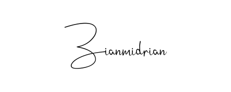 Zianmidrian stylish signature style. Best Handwritten Sign (Andilay-7BmLP) for my name. Handwritten Signature Collection Ideas for my name Zianmidrian. Zianmidrian signature style 4 images and pictures png