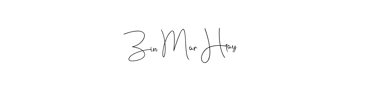 The best way (Andilay-7BmLP) to make a short signature is to pick only two or three words in your name. The name Zin Mar Htay include a total of six letters. For converting this name. Zin Mar Htay signature style 4 images and pictures png