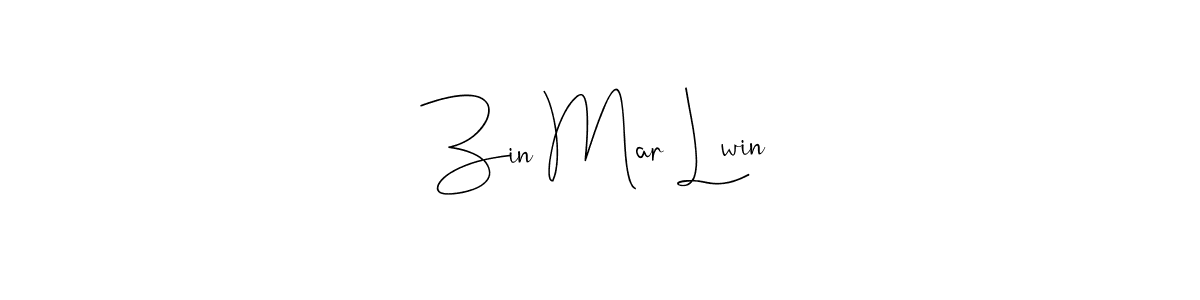 Design your own signature with our free online signature maker. With this signature software, you can create a handwritten (Andilay-7BmLP) signature for name Zin Mar Lwin. Zin Mar Lwin signature style 4 images and pictures png