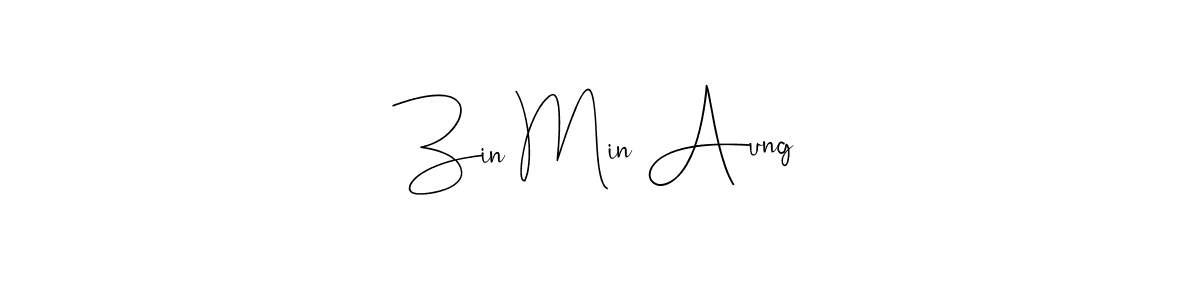 if you are searching for the best signature style for your name Zin Min Aung. so please give up your signature search. here we have designed multiple signature styles  using Andilay-7BmLP. Zin Min Aung signature style 4 images and pictures png