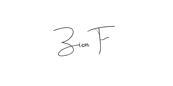 Best and Professional Signature Style for Zion F. Andilay-7BmLP Best Signature Style Collection. Zion F signature style 4 images and pictures png