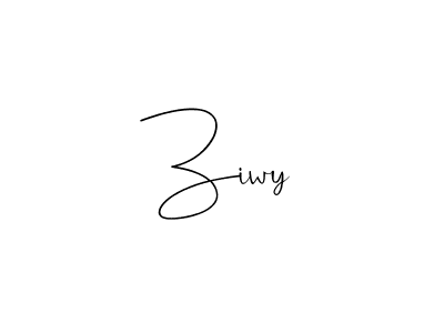 Use a signature maker to create a handwritten signature online. With this signature software, you can design (Andilay-7BmLP) your own signature for name Ziwy. Ziwy signature style 4 images and pictures png