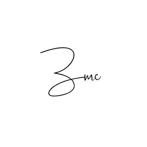 Design your own signature with our free online signature maker. With this signature software, you can create a handwritten (Andilay-7BmLP) signature for name Zmc. Zmc signature style 4 images and pictures png