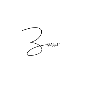 Also You can easily find your signature by using the search form. We will create Zmw name handwritten signature images for you free of cost using Andilay-7BmLP sign style. Zmw signature style 4 images and pictures png