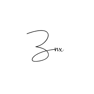 The best way (Andilay-7BmLP) to make a short signature is to pick only two or three words in your name. The name Znx include a total of six letters. For converting this name. Znx signature style 4 images and pictures png