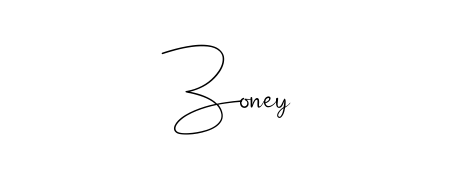 Achieve flawless digital penmanship with Zoney name in Andilay-7BmLP font. The perfect tool for creating online signatures. Zoney signature style 4 images and pictures png