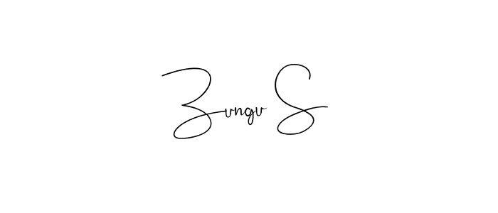 It looks lik you need a new signature style for name Zungu S. Design unique handwritten (Andilay-7BmLP) signature with our free signature maker in just a few clicks. Zungu S signature style 4 images and pictures png
