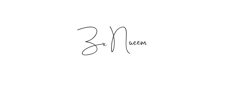 Here are the top 10 professional signature styles for the name Zx Naeem. These are the best autograph styles you can use for your name. Zx Naeem signature style 4 images and pictures png