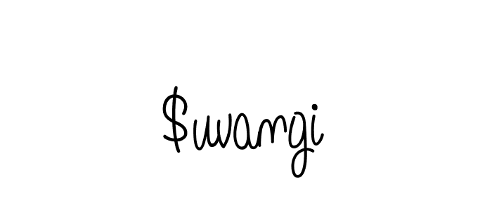 Best and Professional Signature Style for $uvangi. Angelique-Rose-font-FFP Best Signature Style Collection. $uvangi signature style 5 images and pictures png