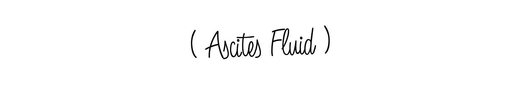 Make a beautiful signature design for name ( Ascites Fluid ). Use this online signature maker to create a handwritten signature for free. ( Ascites Fluid ) signature style 5 images and pictures png