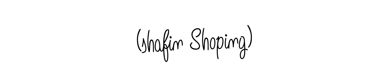Use a signature maker to create a handwritten signature online. With this signature software, you can design (Angelique-Rose-font-FFP) your own signature for name (shafin Shoping). (shafin Shoping) signature style 5 images and pictures png
