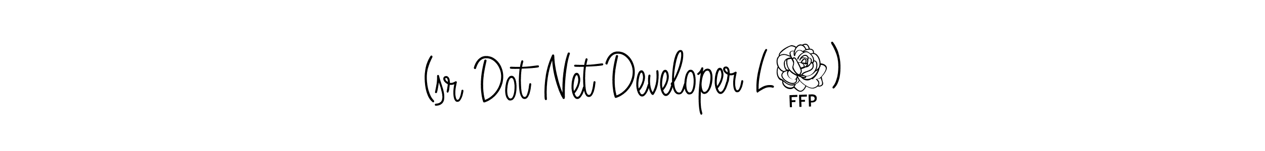 You should practise on your own different ways (Angelique-Rose-font-FFP) to write your name ((sr Dot Net Developer L2)) in signature. don't let someone else do it for you. (sr Dot Net Developer L2) signature style 5 images and pictures png