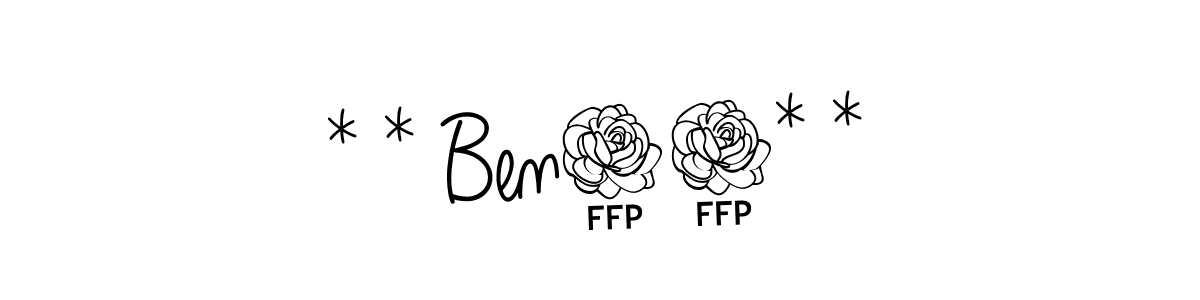 You should practise on your own different ways (Angelique-Rose-font-FFP) to write your name (* * Ben10* *) in signature. don't let someone else do it for you. * * Ben10* * signature style 5 images and pictures png