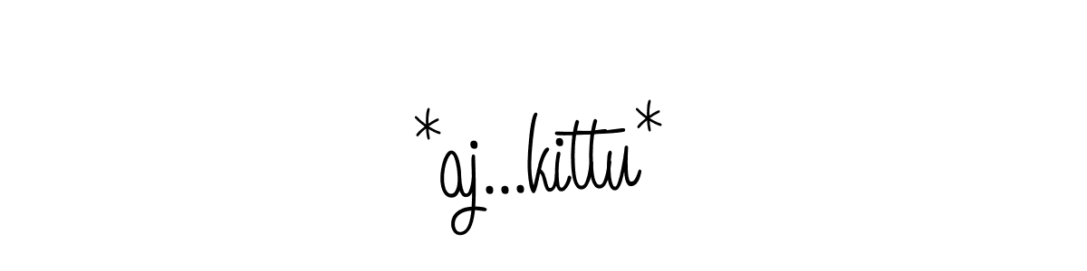 How to make *aj...kittu* signature? Angelique-Rose-font-FFP is a professional autograph style. Create handwritten signature for *aj...kittu* name. *aj...kittu* signature style 5 images and pictures png