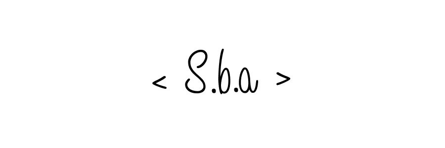 Design your own signature with our free online signature maker. With this signature software, you can create a handwritten (Angelique-Rose-font-FFP) signature for name < S.b.a >. < S.b.a > signature style 5 images and pictures png