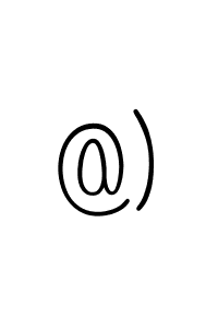 You can use this online signature creator to create a handwritten signature for the name @);(. This is the best online autograph maker. @);( signature style 5 images and pictures png