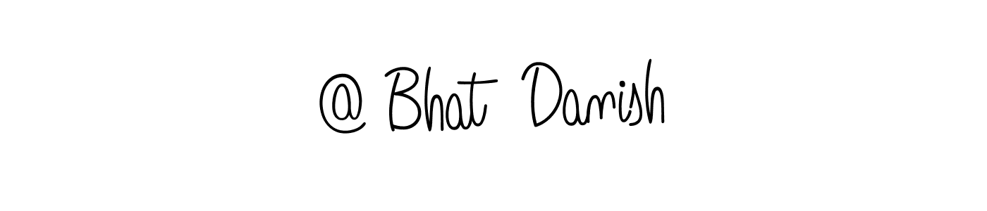 Also You can easily find your signature by using the search form. We will create @ Bhat  Danish name handwritten signature images for you free of cost using Angelique-Rose-font-FFP sign style. @ Bhat  Danish signature style 5 images and pictures png