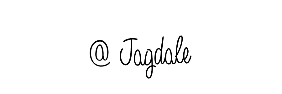 How to make @ Jagdale name signature. Use Angelique-Rose-font-FFP style for creating short signs online. This is the latest handwritten sign. @ Jagdale signature style 5 images and pictures png